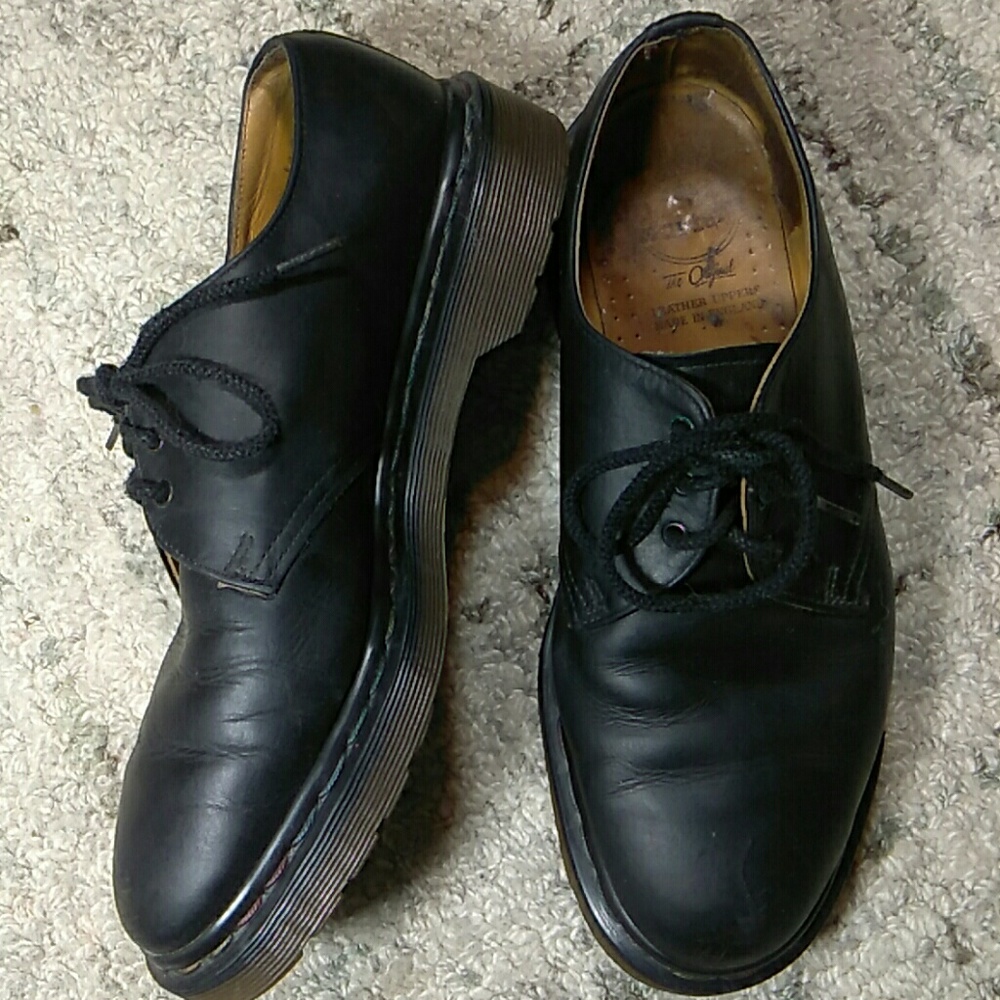 Men's Black Dr. Martins Oxfords